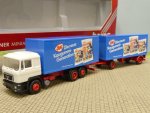 1/87 Herpa MAN F90 OK Kaugummi Kühlkoffer-Händerzug 895031