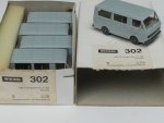 1/87 Wiking Händlerpackung VW LT blaugrau Bus 5 Modelle 302 1
