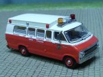 1/87 Brekina Dodge B 200 Ambulance Los Angeles 1975, 18306