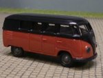 1/87 Brekina VW T1a schwarz/siegellackrot Kasten 1950, 31035