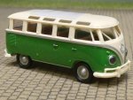 1/87 Brekina VW T1 Samba, hellbeige/grün 1960, 31854