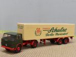 1/87 Brekina Henschel HS 16 Schulze Berlin Koffer-Sattelzug