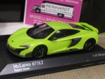 1/43 Minichamps McLaren 675LT napier green 1of1500pcs 537 154422