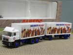 1/87 Albedo MAN F90 Erdinger Weissbier Koffer-Sattelzug