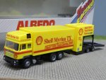 1/87 Albedo MAN F90 SHELL Truck Racing Hängerzug