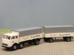 1/87 Brekina MB 333 H. von Wirh Spedition Planen-Hängerzug