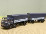 1/87 Brekina MB 333 Kühne & Nagel Planen-Hängerzug