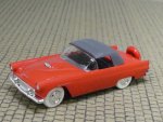 1/87 Busch Ford Thunderbird Cabrio rot geschlossen 5203 Praline