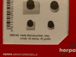 1/87 Herpa Zubehör Hella Warnleuchten blau 40 kleine, 40 große 050142