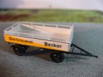 1/87 Brekina Becker Bier Pritschen Anhänger