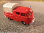 1/87 Brekina # 0796 VW T1 DoKa Fw gelb/blaulicht SONDERPREIS 8,99 statt 11 €