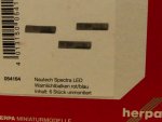1/87 Herpa Nautech Spectra LED Warnlichtbalken 6 Stück 054164