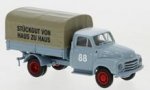 1/87 Brekina Opel Blitz Pr/Pl blaugrau #88 von Haus zu Haus Stückgut 93519