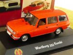 1/43 Atlas DDR Auto Kollektion Wartburg 353 Kombi rot 7230 024